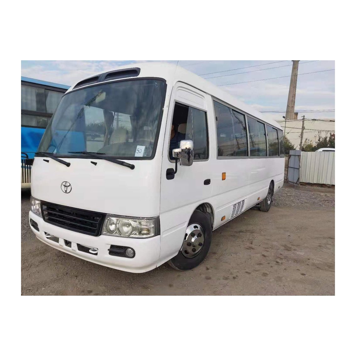 Mini Bus Left Hand Steering Used Cheap Price 30 Seats Toyot coaster Japanese Made for Sale diesel Engine Used Cars